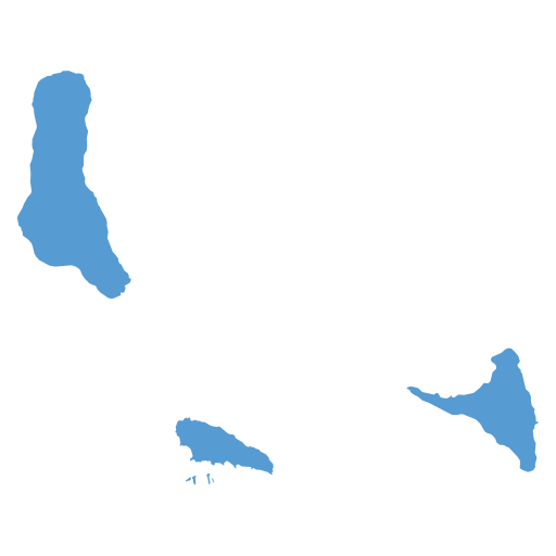Geographical trade map outline of Comoros
