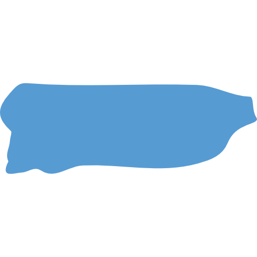 Geographical trade map outline of Puerto Rico