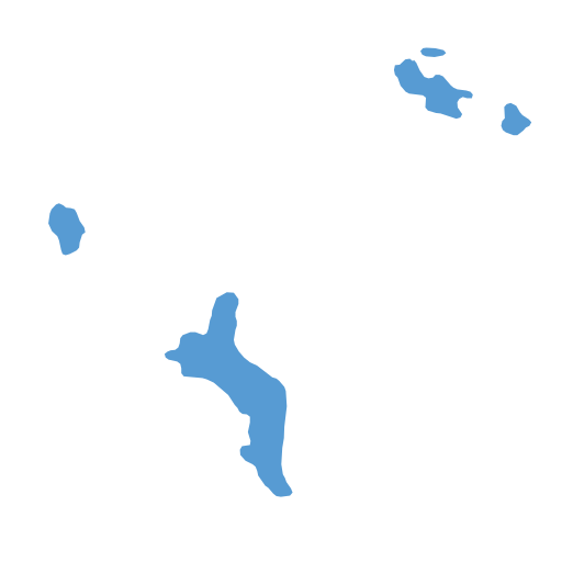 Geographical trade map outline of Seychelles