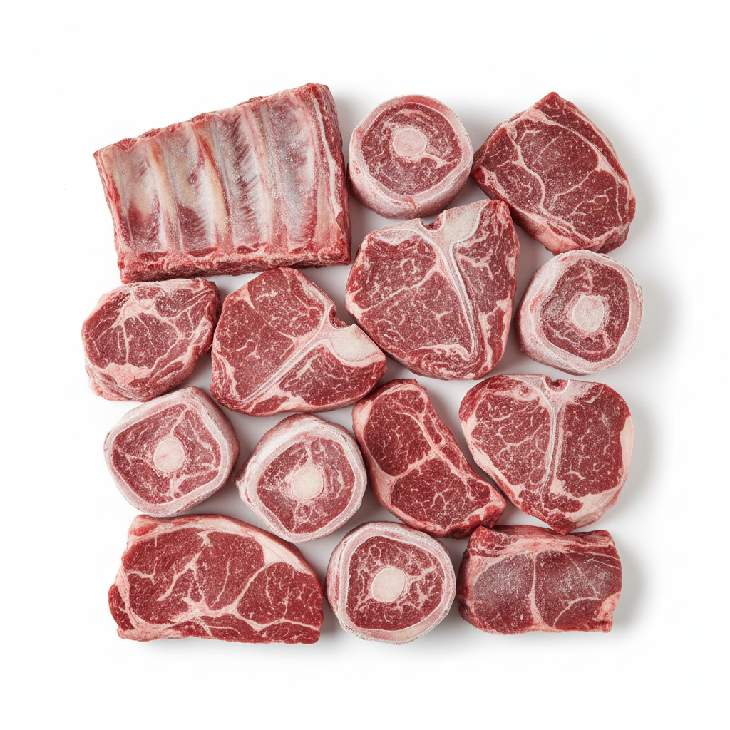 Visual category for product Frozen unboned bovine meat (excl. carcasses)