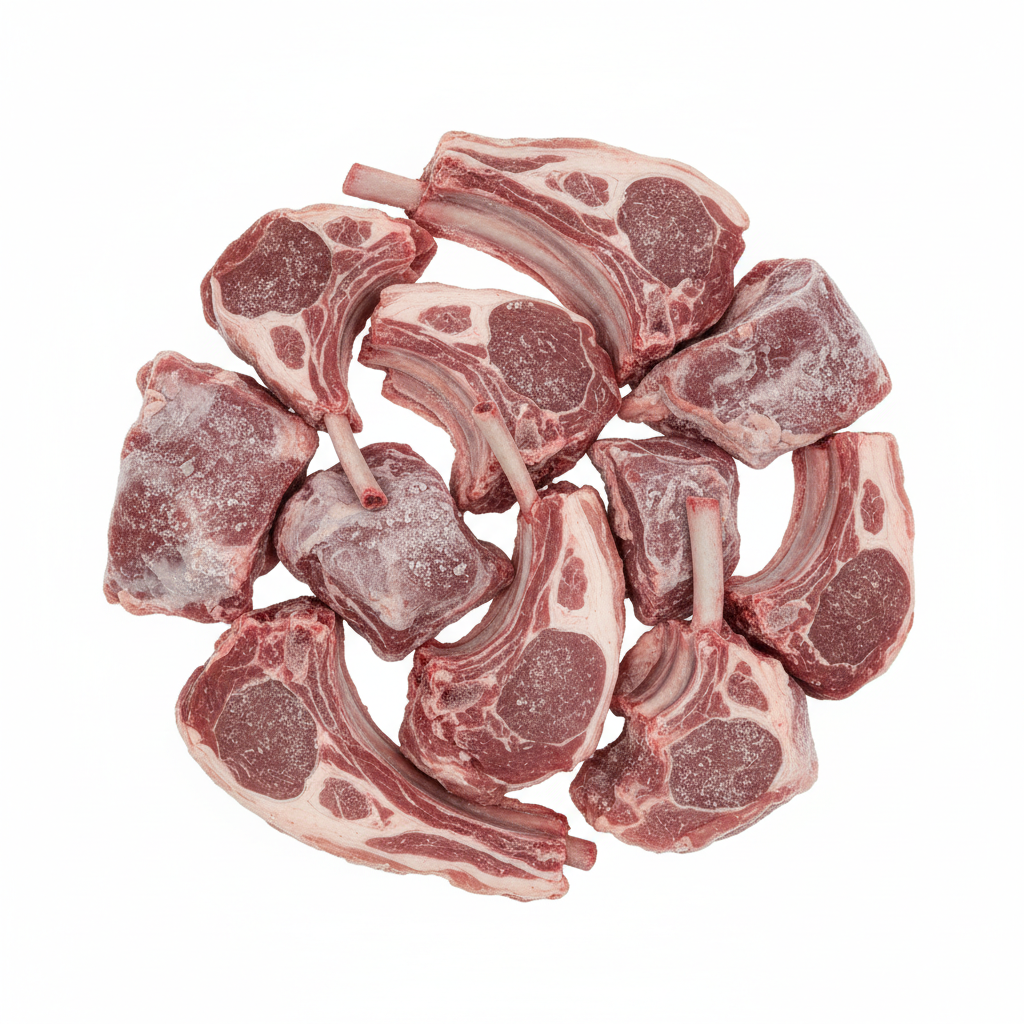 Visual category for product Frozen unboned meat of sheep