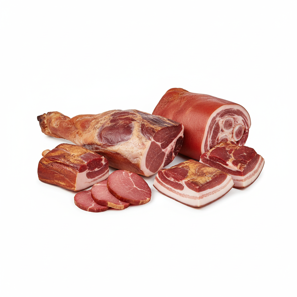 Visual category for product Unboned swine hams, shoulders and cuts thereof,