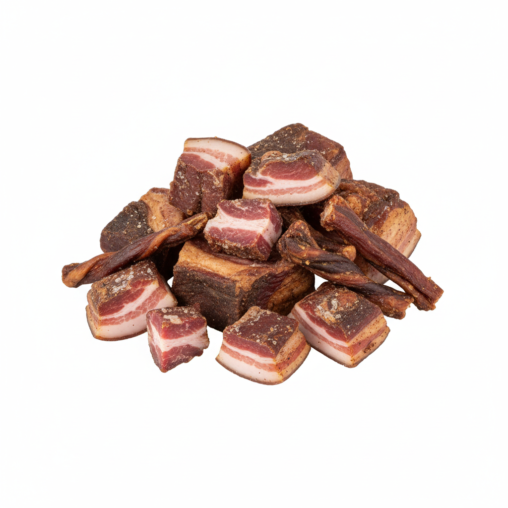 Visual category for product Meat of swine, salted... or smoked, nes