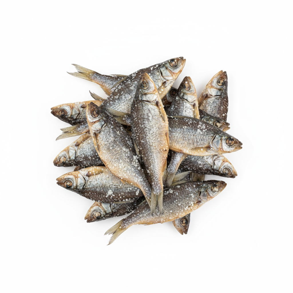 Visual category for product Dried fish, not smoked (excl. cod)