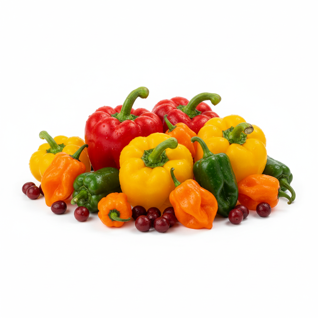 Visual category for product Fruits of genus Capiscum or Pimenta, fresh or c