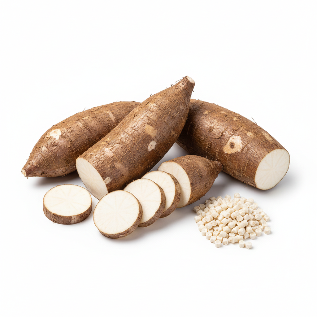 Visual category for product Manioc, fresh or dried