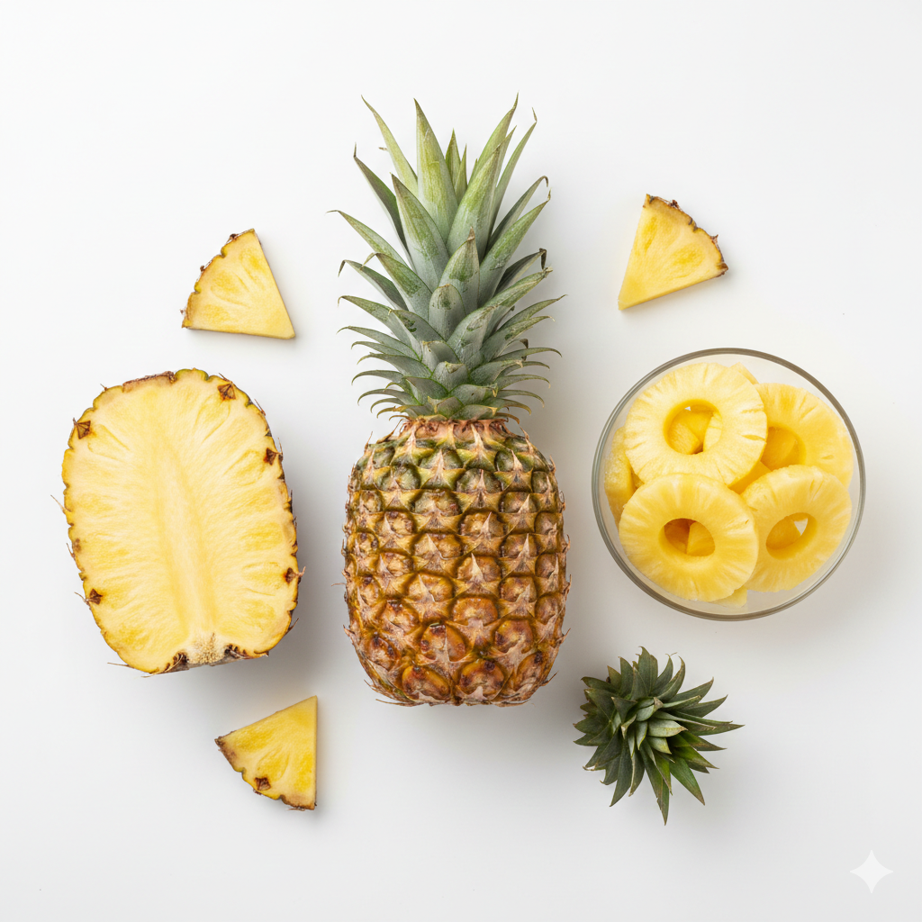 Visual category for product Pineapples, fresh or dried