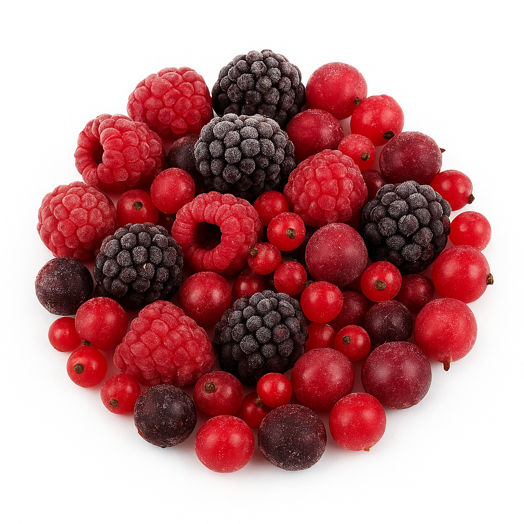 Visual category for product Raspberries, blackberries...etc, frozen
