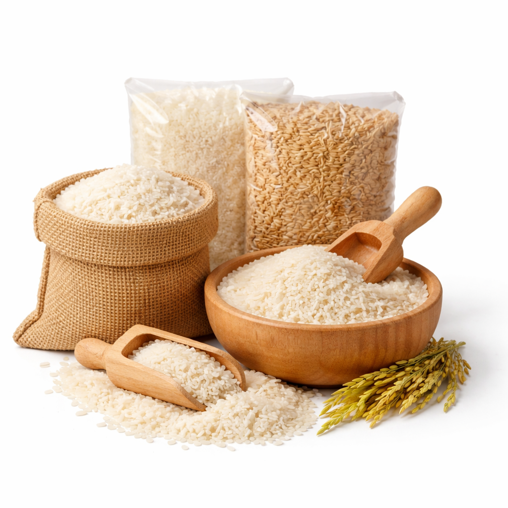 Visual category for product Semi-milled or wholly milled rice