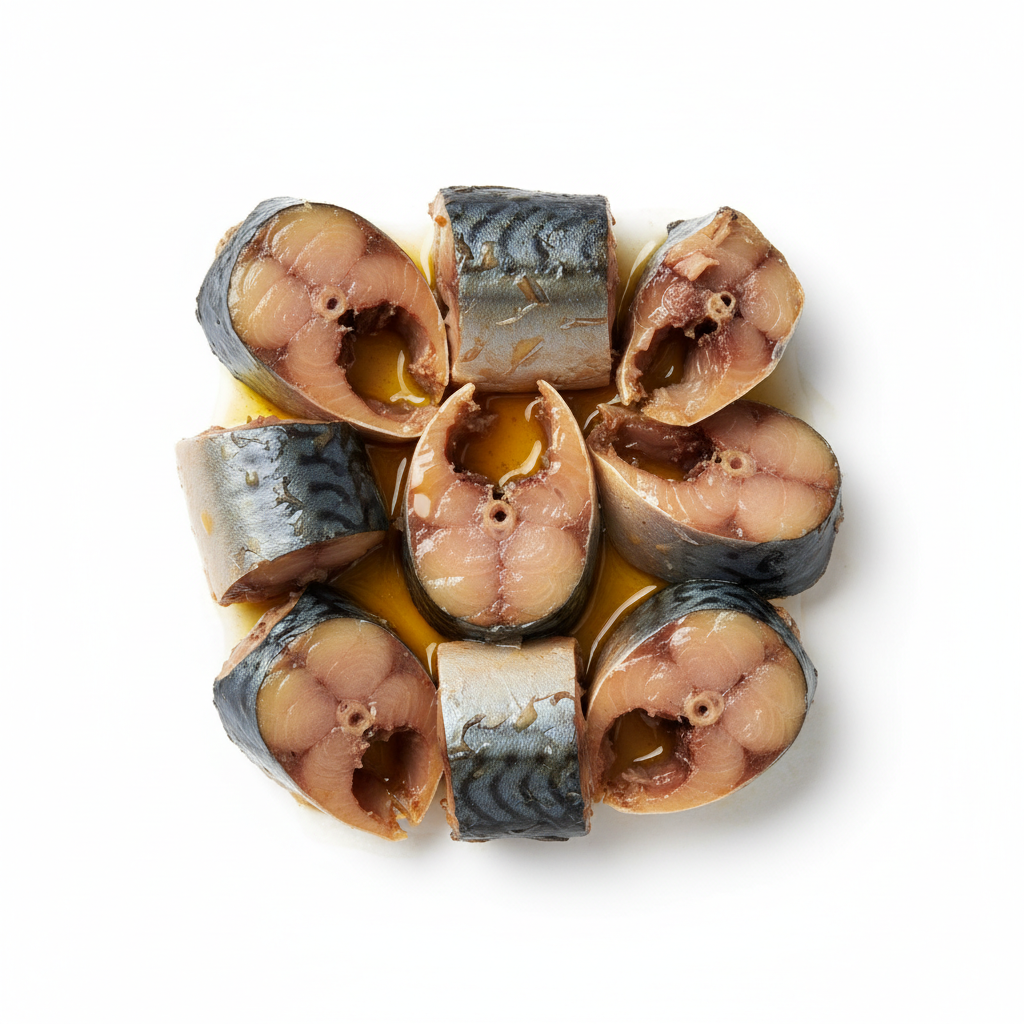 Visual category for product Prepared or preserved mackerel (excl. minced)