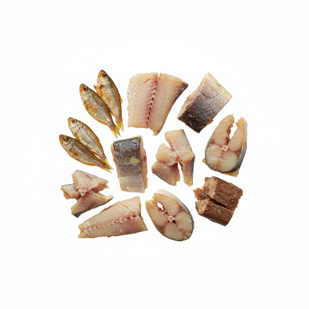 Visual category for product Prepared or preserved fish (excl. minced), nes