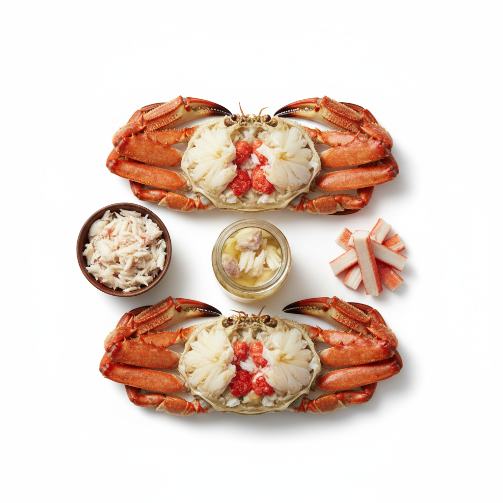 Visual category for product Crab, prepared or preserved