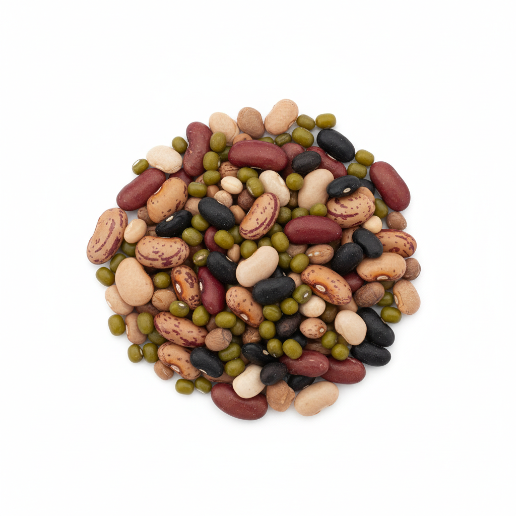 Visual category for product Beans, unshelled, preserved other than by vineg