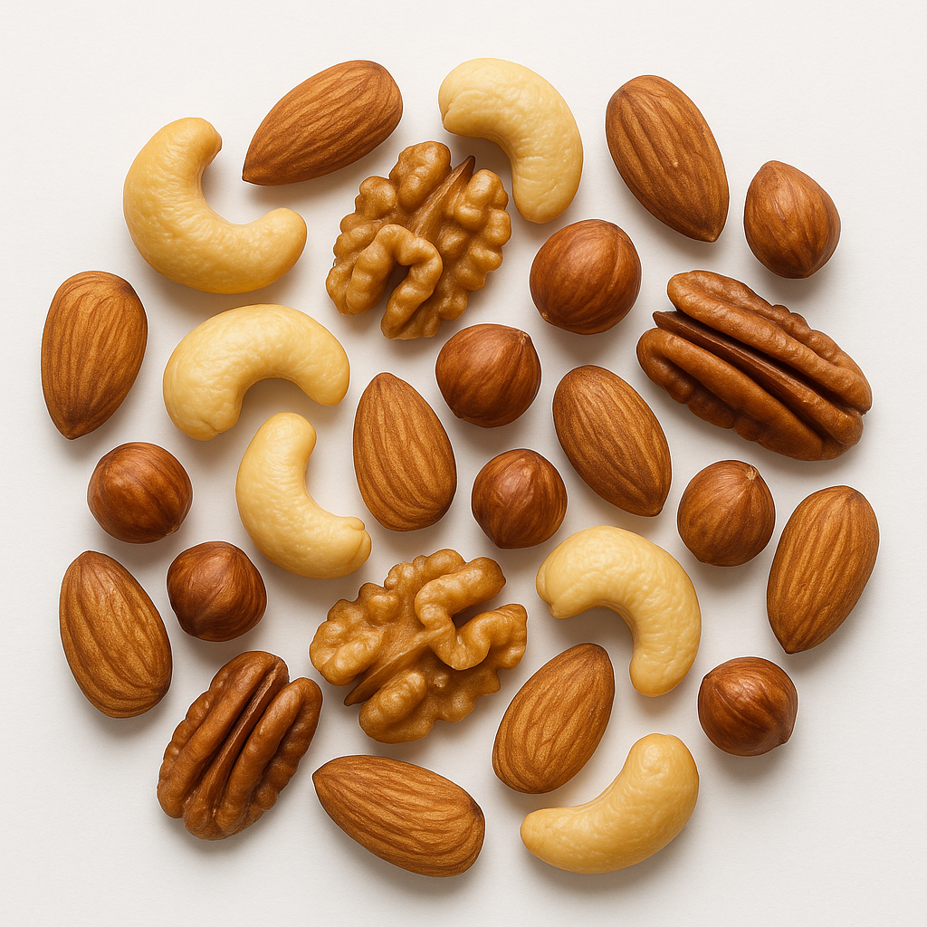 Visual category for product Nuts and seeds including mixtures, preserved