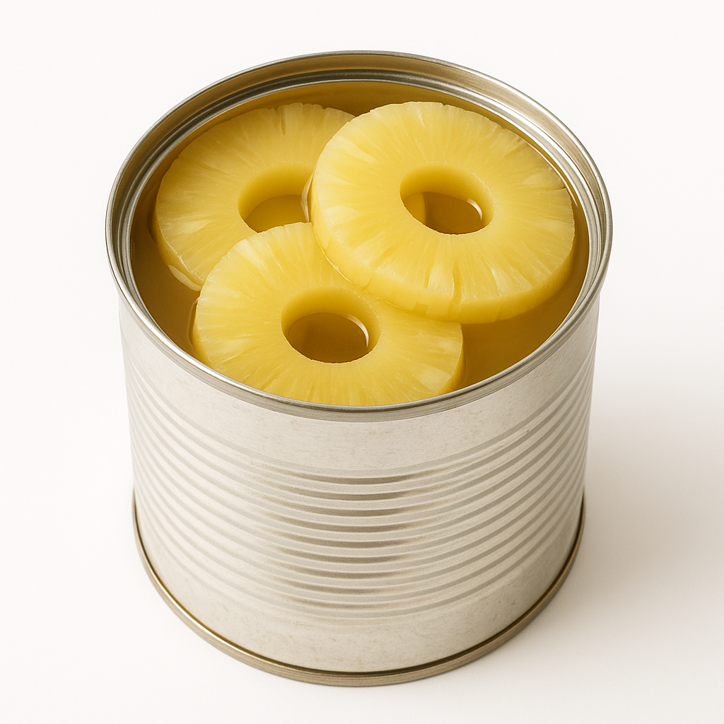 Visual category for product Pineapples, prepared or preserved (excl. those