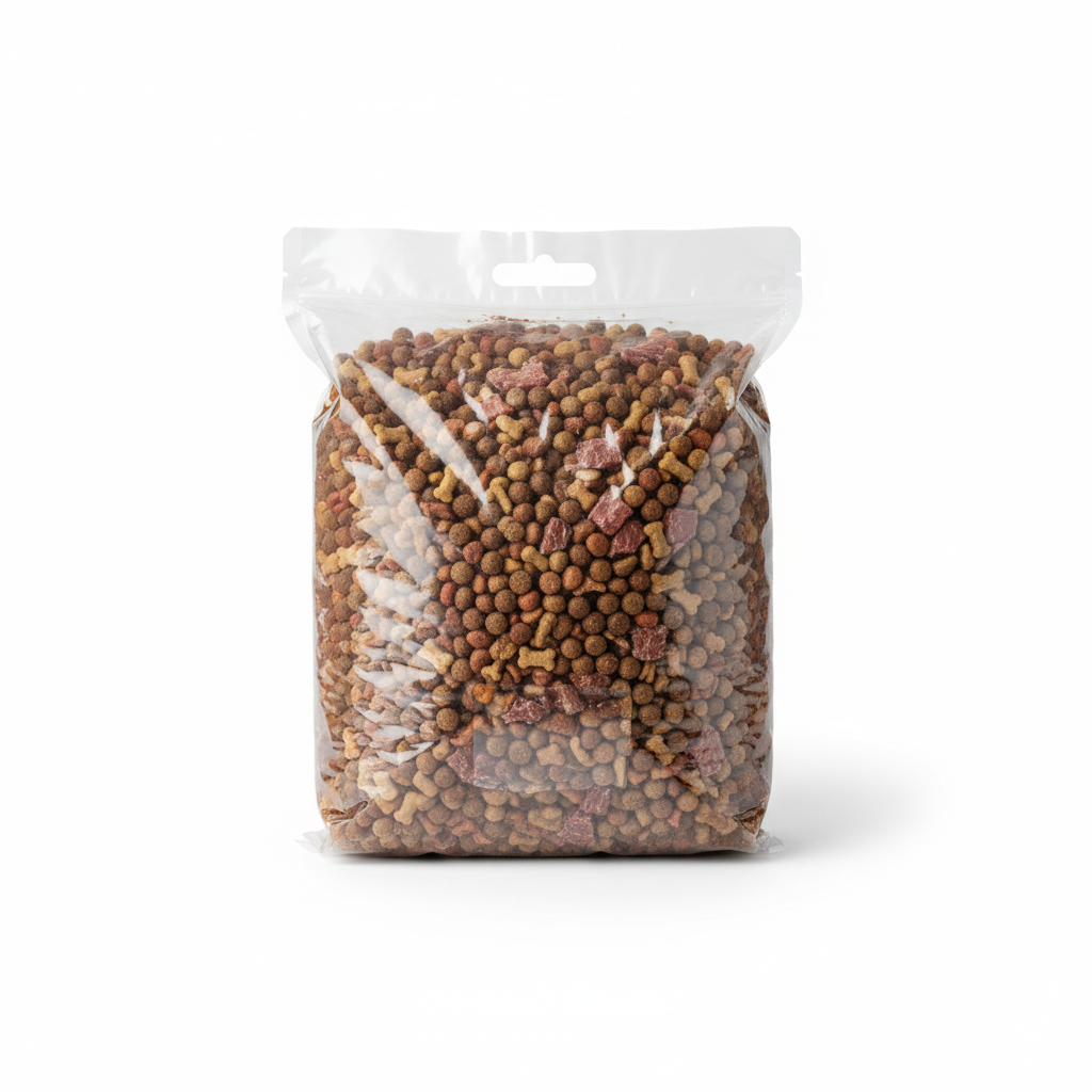 Visual category for product Dog or cat food, put up for retail sale