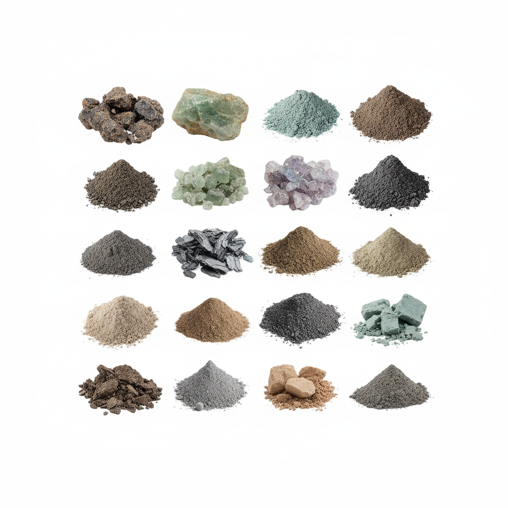 Visual category for product Other ores and concentrates, nes